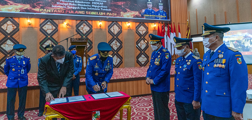 Cover PCR Sepakat Lanjut Kerja Sama dengan Dinas Pemadam Kebakaran Kota Pekanbaru