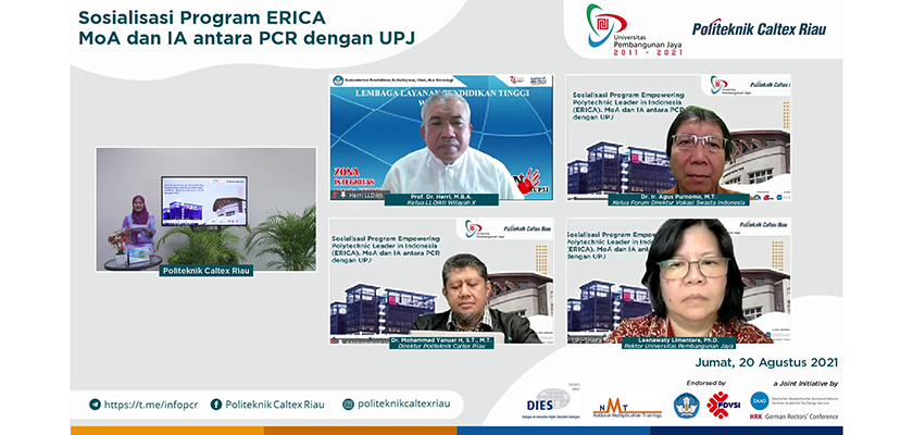 Cover PCR bersama UPJ Mendapat Hibah Program pengembangan kapasitas bagi Pimpinan Politeknik Swasta dari DIES NMT 