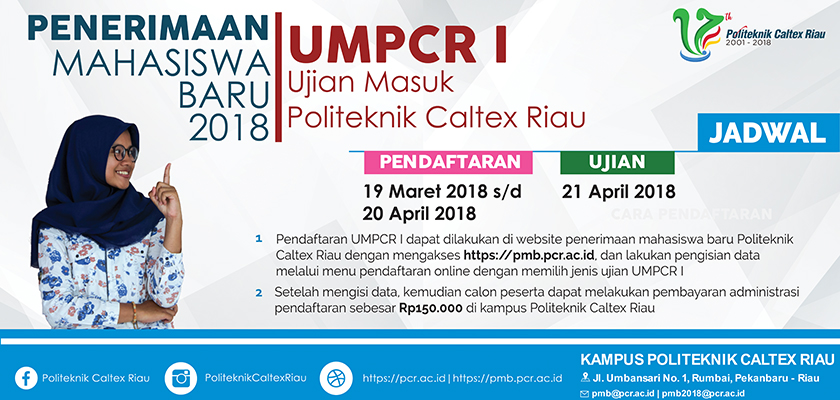 Cover INFORMASI PELAKSANAAN UMPCR I 2018