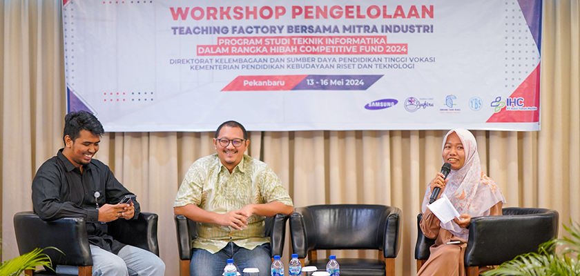 Cover PSTI PCR Gelar Workshop Pengelolaan Teaching Factory