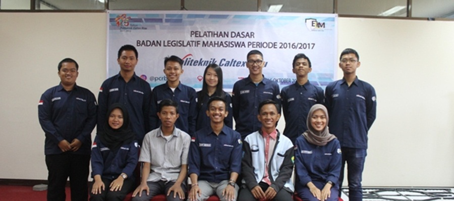 Cover Pelatihan Dasar Badan Legislatif Mahasiswa PCR tahun 2016