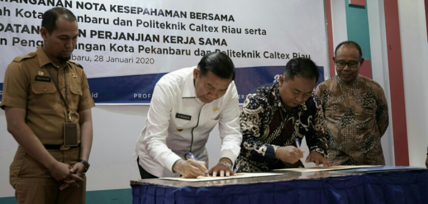 Cover Pemerintah Kota Pekanbaru Sepakat Jalin Kerja Sama dengan Politeknik Caltex Riau