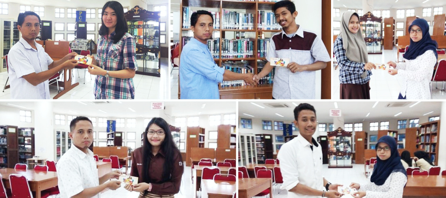 Cover Perpustakaan PCR Berikan Special Gift Untuk Mahasiswa