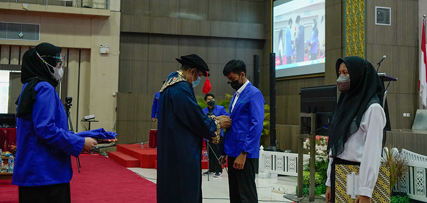 Cover Politeknik Caltex Riau Lantik 509 Mahasiswa Baru tahun 2021.