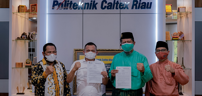 Cover Politeknik Caltex Riau sepakat Jalin Kerja sama dengan Politeknik Aceh.
