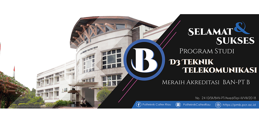 Cover Teknik Telekomunikasi Raih Akreditasi B
