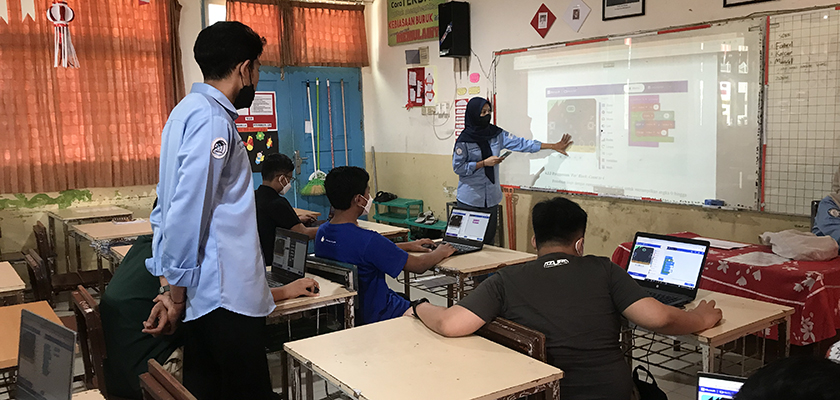 Cover Tingkatkan Kemampuan Coding, PCR Berikan Workshop Coding kepada Siswa SMP As Shofa Pekanbaru