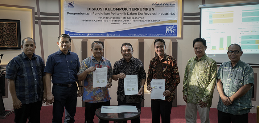 Cover Tingkatkan Mutu Pendidikan Tinggi Vokasi, Politeknik Caltex Riau Jalin Kerja Sama dengan Politeknik Aceh dan Politeknik Aceh Selatan