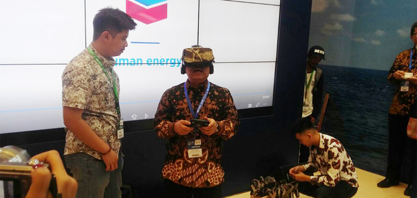 Cover “Virtual Safari” Karya Mahasiswa PCR Memukau Pengunjung IPA Convex 2018