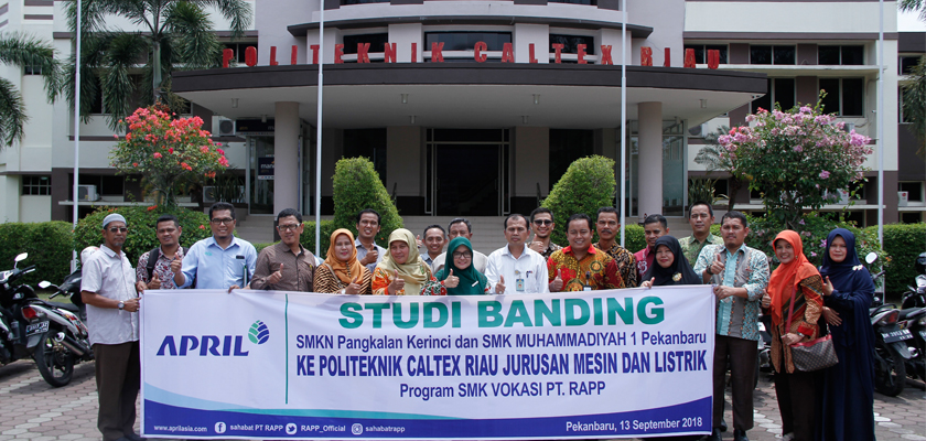 Cover Wujudkan Program SMK Vokasi, PT. RAPP Pilih PCR Untuk Studi Banding 