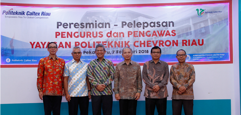 Cover Yayasan Politeknik Chevron Riau Selenggarakan Serah Terima Pengurus dan Pengawas