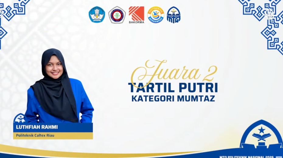 Cover Mahasiswa Politeknik Caltex Riau Raih Juara 2 MTQ Politeknik Nasional 2026